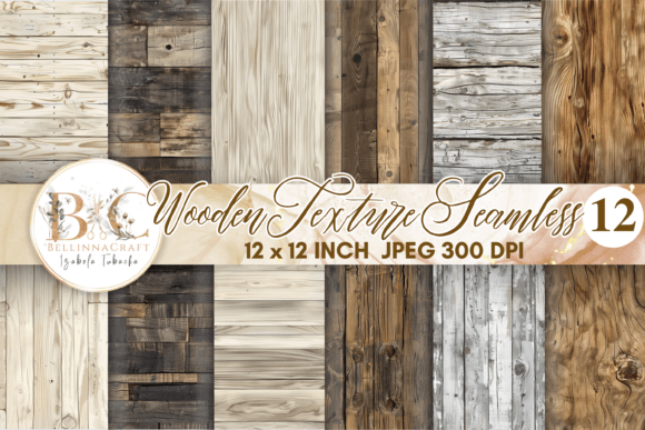 Bring Authentic Rustic Charm to Your Designs with Seamless Wooden Texture Digital Paper