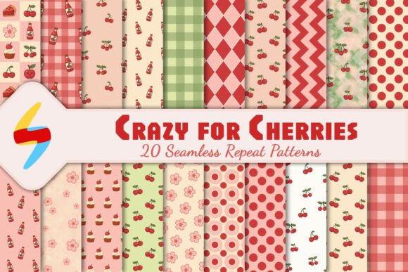 Crazy for Cherries Pattern Pack: A Sweet and Versatile Design Collection