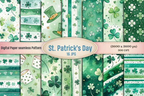 Enhance Your St. Patrick’s Day Designs with Premium Seamless Paper