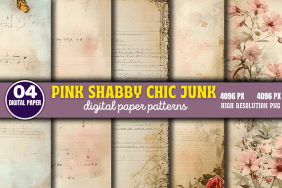 Pink Shabby Chic Junk Journal Pattern: Creative Uses & Ideas