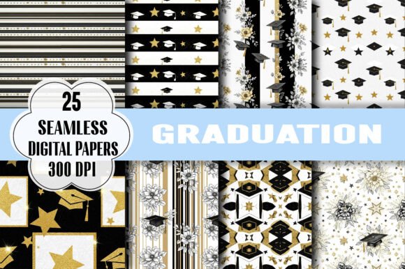 Seamless Graduation Digital Pattern