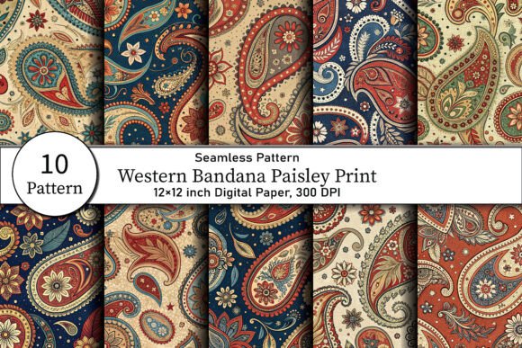Western Bandana Paisley Print – Elevating Creativity with Timeless Design